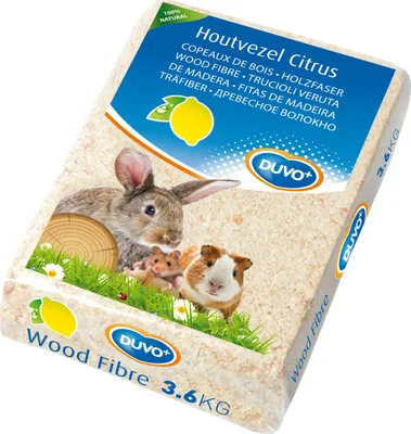 Obrázek produktu pro DUVO+ Podestýlka pro hlodavce 3,6kg hobliny s vůní citrónu, 65075835