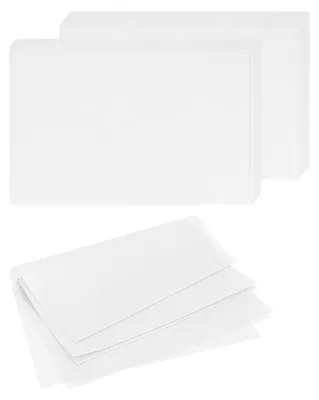 Produktbild von 500 Blatt Backpapier, rechteckig, 25 x 35 cm, Pergamentpapier, fettdichtes Papier, Antihaft-Backpapier, weiß, fettdichtes Backpapier für die Feinkostabteilung