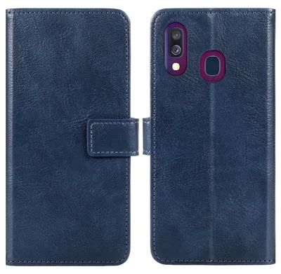 Produktbild von imoshion  Klapphülle Samsung Galaxy A40 - Dunkelblau