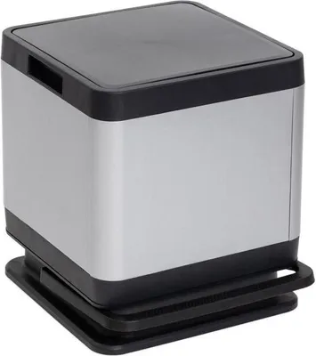 Immagine prodotto di DEA HOME Tokyo Cestino 40 L Nero/Alluminio Z0460RAA10400