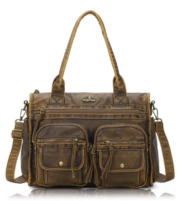 Produktbild von Elegante Damenhandtasche aus Kunstleder mit vielen Fächern