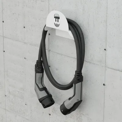 Imagen del producto de Soporte de pared para cargador Wallbox, color blanco