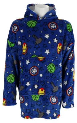 Immagine prodotto di Felpa con cappuccio a poncho, stile Avengers, taglie XS - L - Materiale: poliestere