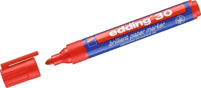 Produktbild von Edding 30, Rot, Rundspitze, Kunststoff, Multi, 1,5 mm, 3 mm