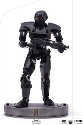 Zdjęcie produktu dla Iron Studios Star Wars The Mandalorian BDS Art Scale Statue 1/10 Dark Trooper 24 cm IS12838