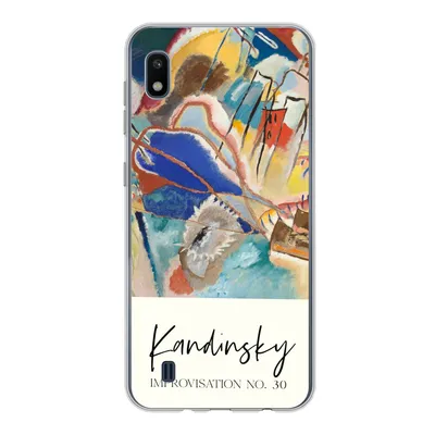 Produktbild von MuchoWow® Handyhülle Schutzhülle Hülle für Samsung Galaxy A10 Improvisation Nr. 30 - Wassily Kandinsky - Kunst Silikon Softcase Handy Hülle - Schutzhülle