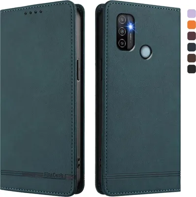 Image de Etui pour Oppo A11s/A32/A53 4G/A53s 4G/A32 2020, étui rétro en cuirPolyuréthaneavec support et fentes pour cartes vertes
