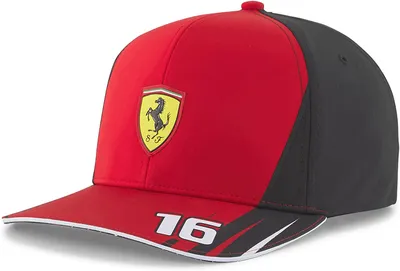 Obrázok produktu pre PUMA - Scuderia Ferrari - Charles Leclerc - BB Cap - Snapback/OSFA - Black-Rosso Corsa - Formula 1