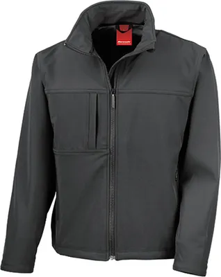 Produktbild von Result R121M | Classic Soft Shell Jacket - Farbe: Black - Größe: 4XL