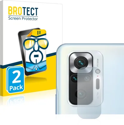 Produktbild von 2x Für Xiaomi Redmi Note 10S (NUR Kameraschutz) Schutzfolie BROTECT Displayschutz Display Schutz Folie Klar Transparent