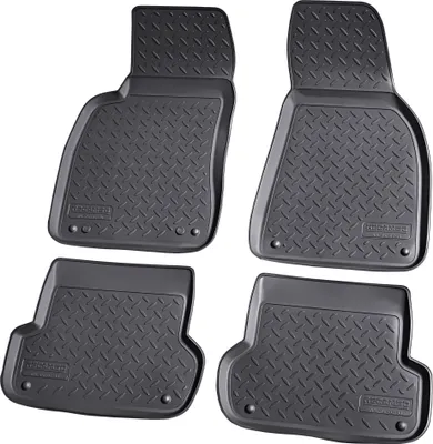 Immagine prodotto di tappetini in gomma 3D per Audi A4 | B6, B7, 8E | 2000-2008, Sedan, Avant | con bordo