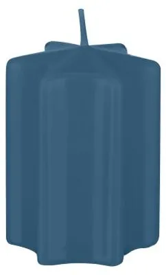 Produktbild von Sternkerzen Petrol Blau 80 x Ø 60 mm, 8 Stück
