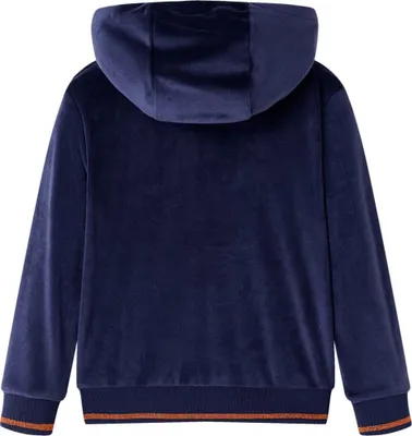 Produktbild von vidaXL Kinder-Kapuzenjacke Marineblau 92
