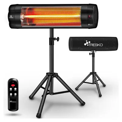 Immagine prodotto di Riscaldatore a infrarossi - 2500 W - Impermeabile - Nero