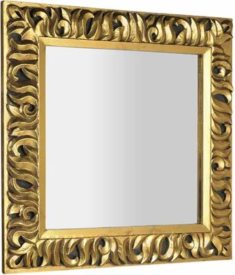 Produktbild von Sapho ZEEGRAS Rahmenspiegel, 90x90cm, Gold