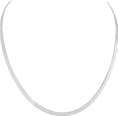 Produktbild von Celesta Silber Collier 925 Silber rhodiniert 925/- Sterling Silber 42cm weiß 064250192-45