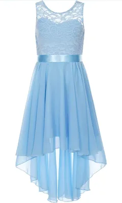 Produktbild von Wunderschönes festliches Spitzenkleid für Mädchen – Perfekt für Hochzeiten und besondere Anlässe! Größe 116 Cm