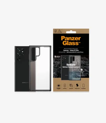 Image de Valise rigide antibactérienne avec  militaire pour Samsung Galaxy S22 Ultra - Transparente