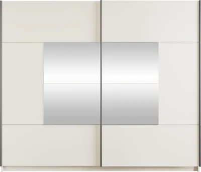 Produktbild von MIRJAN24 Kleiderschrank Boston 250, Schlafzimmer, Schiebetüren, mit Kleiderstange, Modern, Garderobenschrank (Farbe: Cashmere)
