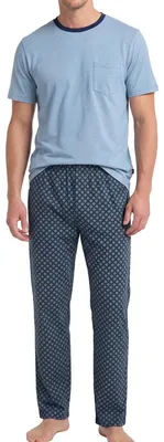 Produktbild von Ammann Mix & Match Schlafanzug Set aus T-Shirt und langer Hose, Aus Baumwolle, Bequem und atmungsaktiv