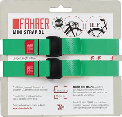 Produktbild von Fahrer Gepäcktr.-Spanngurt Mini Strap XL grün, 2 Stück