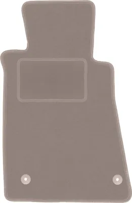 Produktbild von Fahrerfußmatte Velours beige passend für Mercedes SL R107 z katalizatorem (1985-1989, Coupé, Cabrio) – mit Befestigungen – passgenau