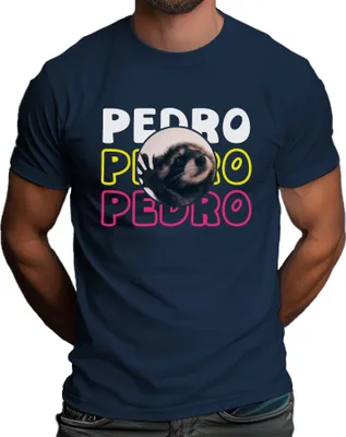 Produktbild von Pedro Pedro Pedro Tanzender Waschbär Meme Herren T-Shirt, Navy, M