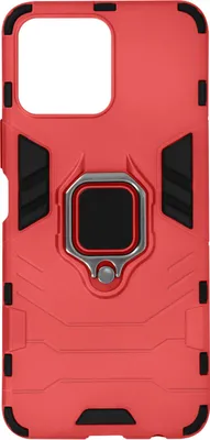 Produktbild von Avizar, Stoßfeste Handyhülle mit Ring-Halterung für Honor X30i, Rot