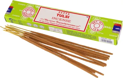 Produktbild von Räucherstäbchen, Incense - Tulsi 15 g, Grün, 2*4*21 cm, Indische Räucherstäbchen