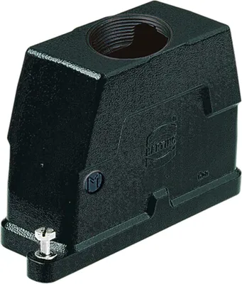 Image de Boîtier à douille HARTING Han 24HPR, sortie de câble droite 1xM32, verrouillage à vis - 1 pièce