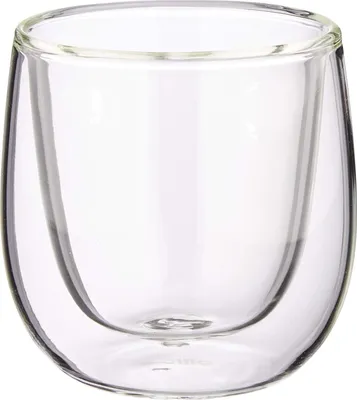 Espresso-Glas Verona, 2er-Set, 100 ml, Glas, transparent, klassisch