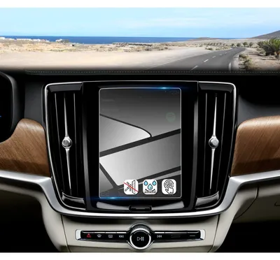 Produktbild von Elzusha – Schutzfolie für Navigationsgeräte, aus gehärtetem Glas, passend für Volvo XC40, XC60, XC90 und weitere Modelle