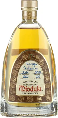 Produktbild von Oryginalna Le¿akowana Miodula Prezydencka 100 ml | Flavoured Vodka , Aromatisierter Wodka |100 ml | 40% Alkohol | Mundivie | Geschenkidee | 18+