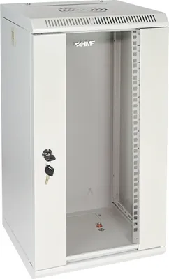 Serverschrank 10 Zoll 12 HE HMF 63312 31.2 x 30 x 61.6 cm Lichtgrau