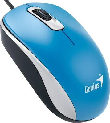 Produktbild von Genius Computer Technology DX-110, Beidhändig, Optisch, USB Typ-A, 1000 DPI, Blau