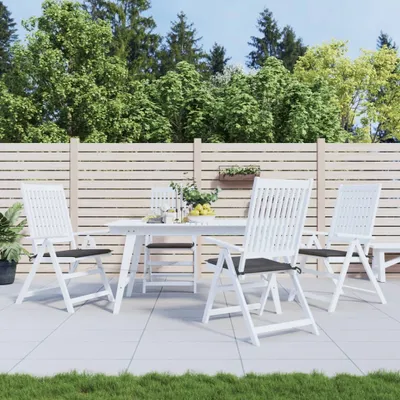 Image de 2025 cloris Coussin pour chaise de jardin 4 pcs. Anthracite 40x40x3 cm Tissu Oxford - Coussins pour meubles de jardin Sale8502208 1parcel