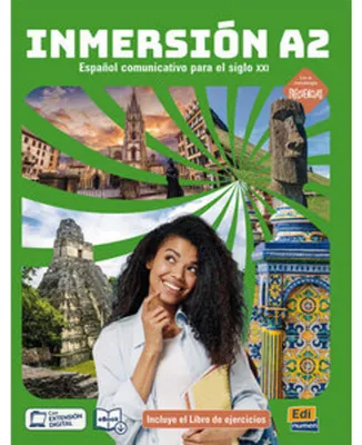 Produktbild von Inmersión A2.  Libro del estudiante + Libro de ejercicios + Code