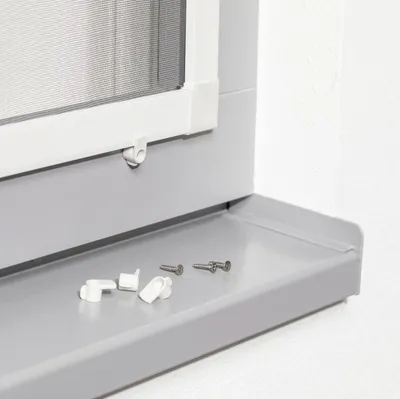 Produktbild von Primaster Vorreiber-Set für Fliegenschutzfenster weiß - 4 Stück