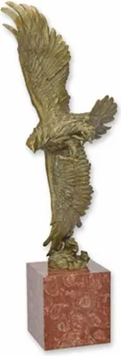 Immagine prodotto di Casa Padrino scultura decorativa in bronzo aquila h. 89,8 cm - figura in bronzo