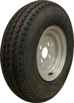 Rad + Reifen 5,00-10 Zoll 3,50B x 10H2 Kings Tire 60/100/4