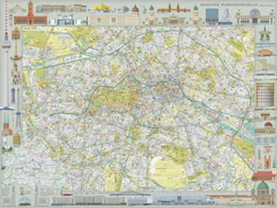 Obrázek produktu pro Mapa pamětihodností Berlína