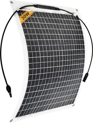 Immagine prodotto di enjoy solar® Solarpanel ETFE Marine Semiflexibles Solarmodul 30W 12V, 166mm PERC-Zellen, 0% MwSt.