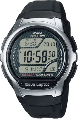 Produktbild von Casio Waveceptor Herren Quarzuhr, japanisch, Kaliber Casio 3476 Casio-WV-58R-1AEF Uhr