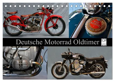Produktbild von Deutsche Motorrad Oldtimer (Tischkalender 2027 DIN A5 quer), CALVENDO Monatskalender