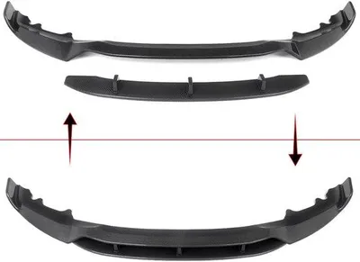 Produktbild von Frontstoßstangen-Splitter Lippe – Carbon Look – Für BMW X5 F15 (2013–2018) – M Performance Stil