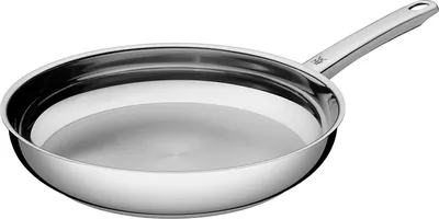 Produktbild von WMF Profi Bratpfanne 28 cm Induktion, Edelstahlpfanne unbeschichtet, Cromargan Edelstahl, backofenfest