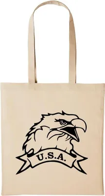 Produktbild von Huuraa Baumwollbeutel Adler Geschenk Einkaufstasche Natural 10 Liter Baumwolle Adler Accessoire