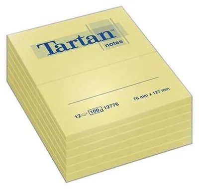 Obrázok produktu pre Post-It 12776 Samolepiace bločky obdĺžnik žlté 100 listov samolepiace