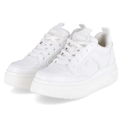 Image de Buffalo Dames Faible Sneaker Low Top 1636201 blanc