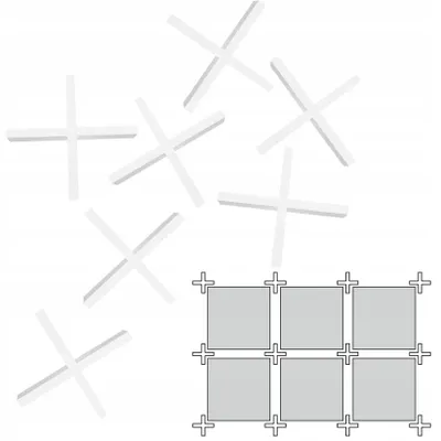 Produktbild von REXXER Distanzkreuze 4,0 mm Weiß 100 Stück